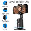 360 Rotation Gimbal Stabilizer for Cellphone AI Auto Face Tracking Desktop Gimbal for Tiktok Live Vlog Video Shooting
