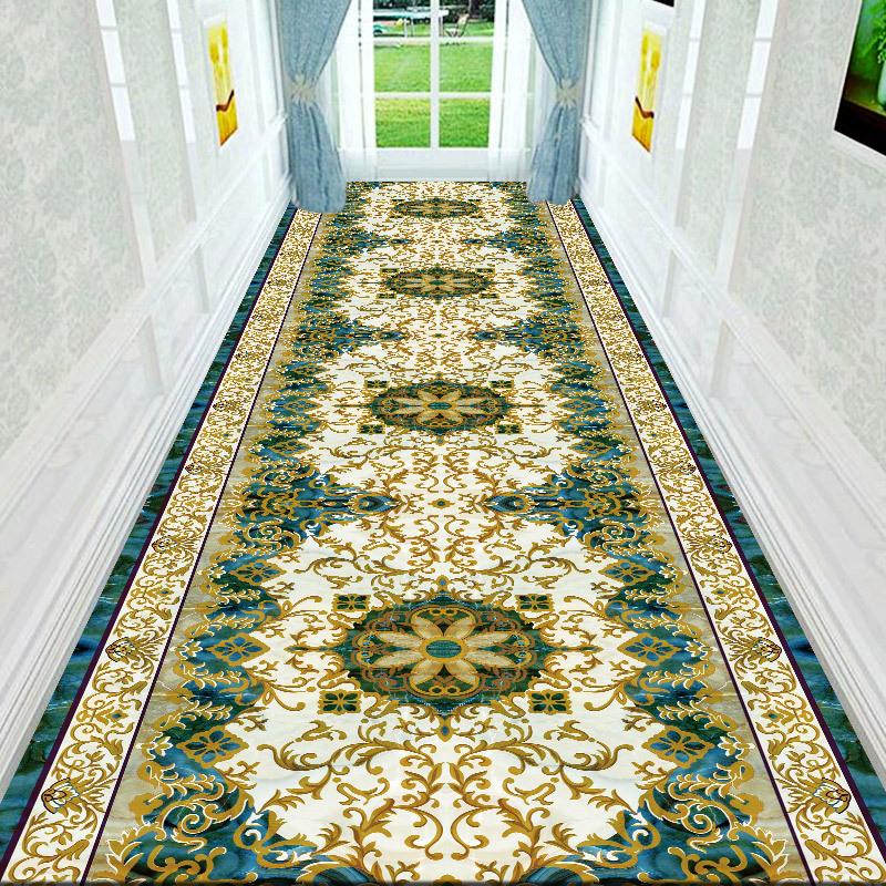 Modern Luxury Abstract Hallway Carpet Non-slip Corridor Aisle Runner Home Living Room Decor Stairway Rug Kitchen Floor Mat