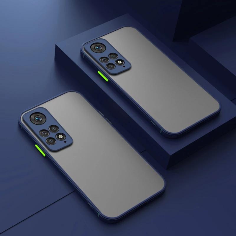 Матовый силиконовый жесткий чехол на ощупь для Xiaomi Redmi Note 11 10 9 Pro 11S A1 Plus 10C 9T 9AT 9C NFC Poco X4 X3 NFC M2 M3 M4 Pro 4G 5G, чехол из ТПУ