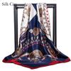 High-quality Luxurious Silk Scarves Headband Scarfs Neck Scarf For Women Chain Silk Scarf Women's Decorative Shawl
