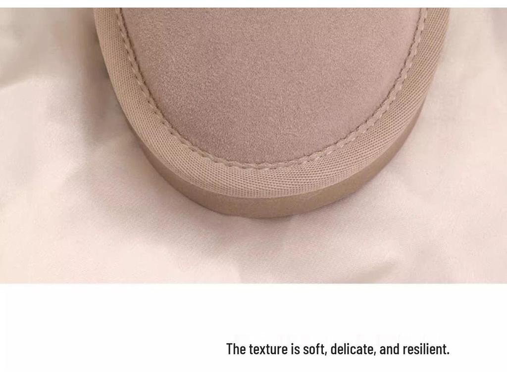 Korean Style Women's Fleece-Lined Long Boots - Warm, Comfortable & Lightweight Winter Footwear