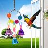 Pet Bird Bell String Suspension Bridge Chain Parrot Toys Hanging Squirrel Parakeet Cage Toys