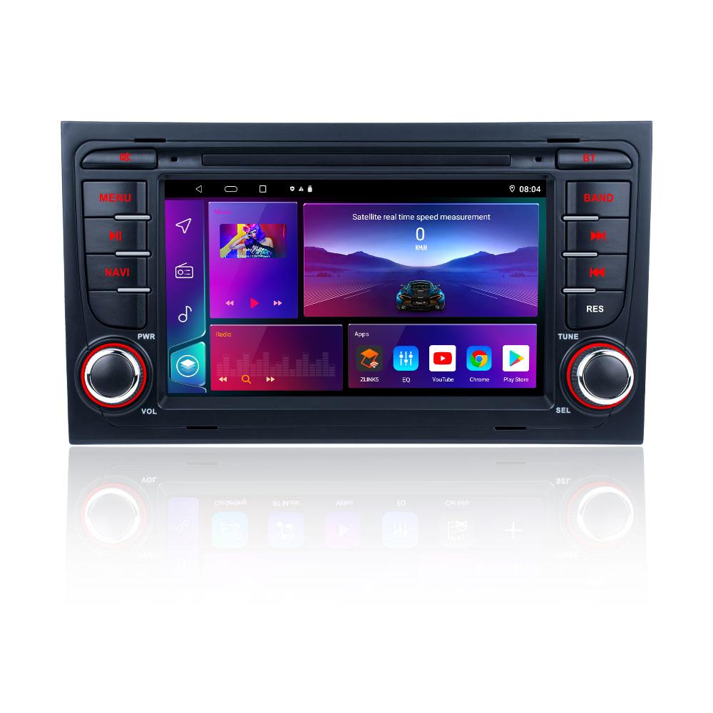 Wireless Carplay 2 Din Android 12 For A-udi A4 B6 B7 S4 RS4 Seat Exeo 2002-2008 Radio Multimedia Stereo Head Unit 4G 8-core GPS Navigation