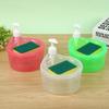 Soap Dispenser And Scrubber Holder Multifunctional Dishwashing Container 1000Ml Manual Sink Dish Washing Soap Dispenser For Cafe