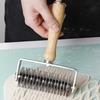 Stainless Steel Pizza Lattice Roller Dough Cutter Baking Mesh Cutting Tool