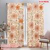 2pcs,2D Plane Printing Popular Curtain Panels Blossom Harmony Polyester Woven (without Rod) Decorations Outdoor for Living Room,