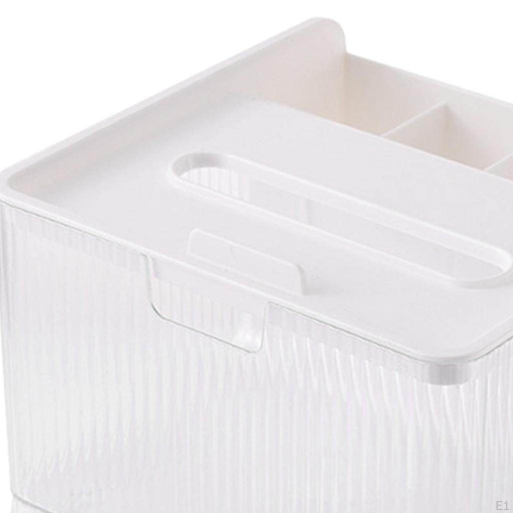 Compact Tissue Storage Box for Home and Office Organization
