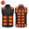 Men's Winter Smart Electric Heated Vest with 28 Heating Zones