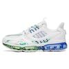 Low-Top Running Shoes Sprite Collaboration Full-Length Air Cushion Trendy Outdoor Sports Men Sneakers White Green Blue 912025504-8