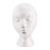 Foam Mannequin Head Reusable Head Model Mannequin Head Wig Holder Cap Display Stand for Salon Home