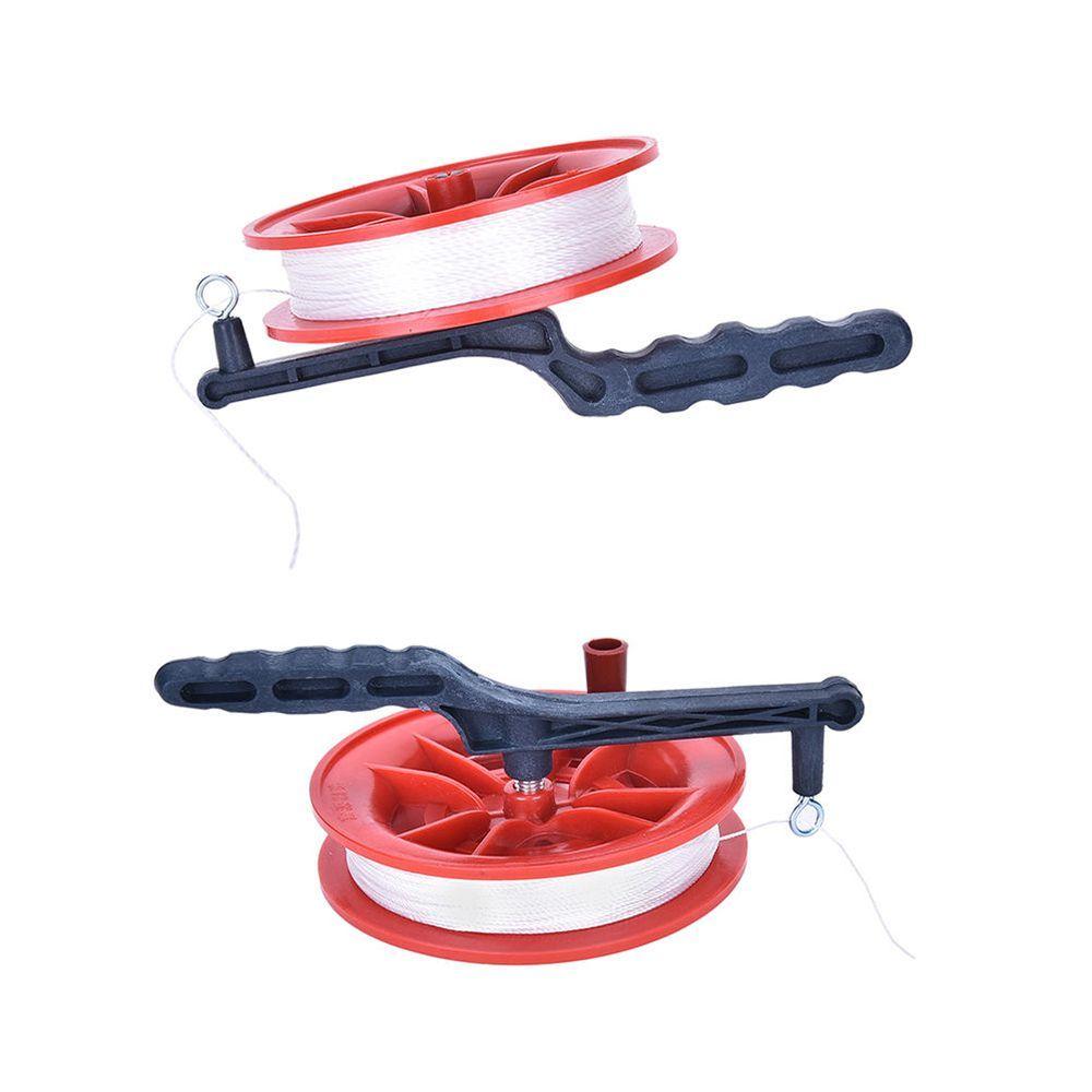 Outdoor Child Handle Red Line Tool Kite String Wheel 100M Winder