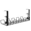 Wire Basket Shelf Under Table Storage Rack Wire Desk Cable Under Management Tray Cord Organizer Rack Wire Cable Shelf Basket