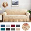 1PC Jacquard Stretch Full Cover Dustproof Sofa Cover Skirted Sofa Covers1/2/3/4Seater Couch Cover Bedroom Living Room Home Decor