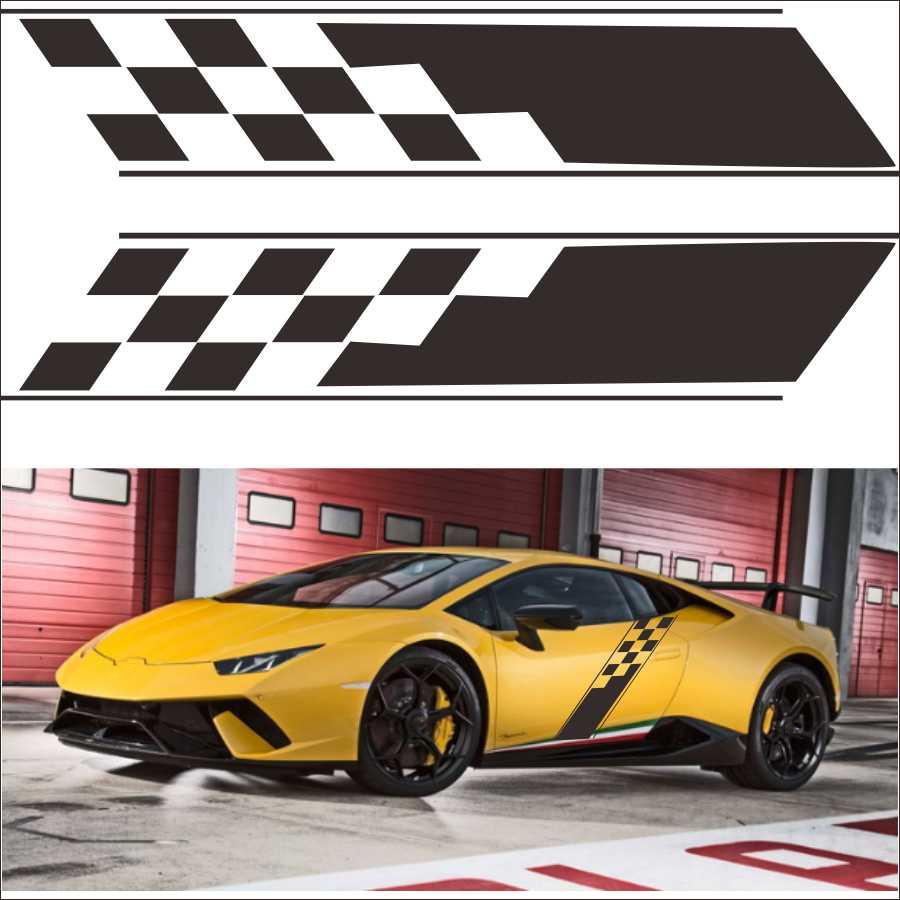 Raceing Style Car Door Stickers Vinyl Film Automobiles Accessories Universal