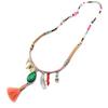 [P3584] - Multicolored 'Navajos' Designer Necklace
