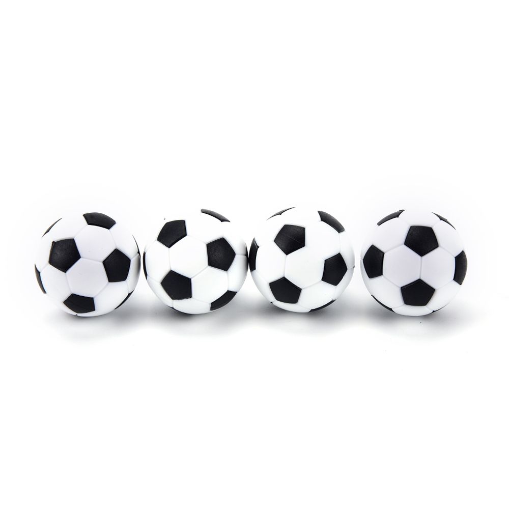 Black&White Durable Adult Mini Student Table Soccer Replacement Balls Football Tabletop Game