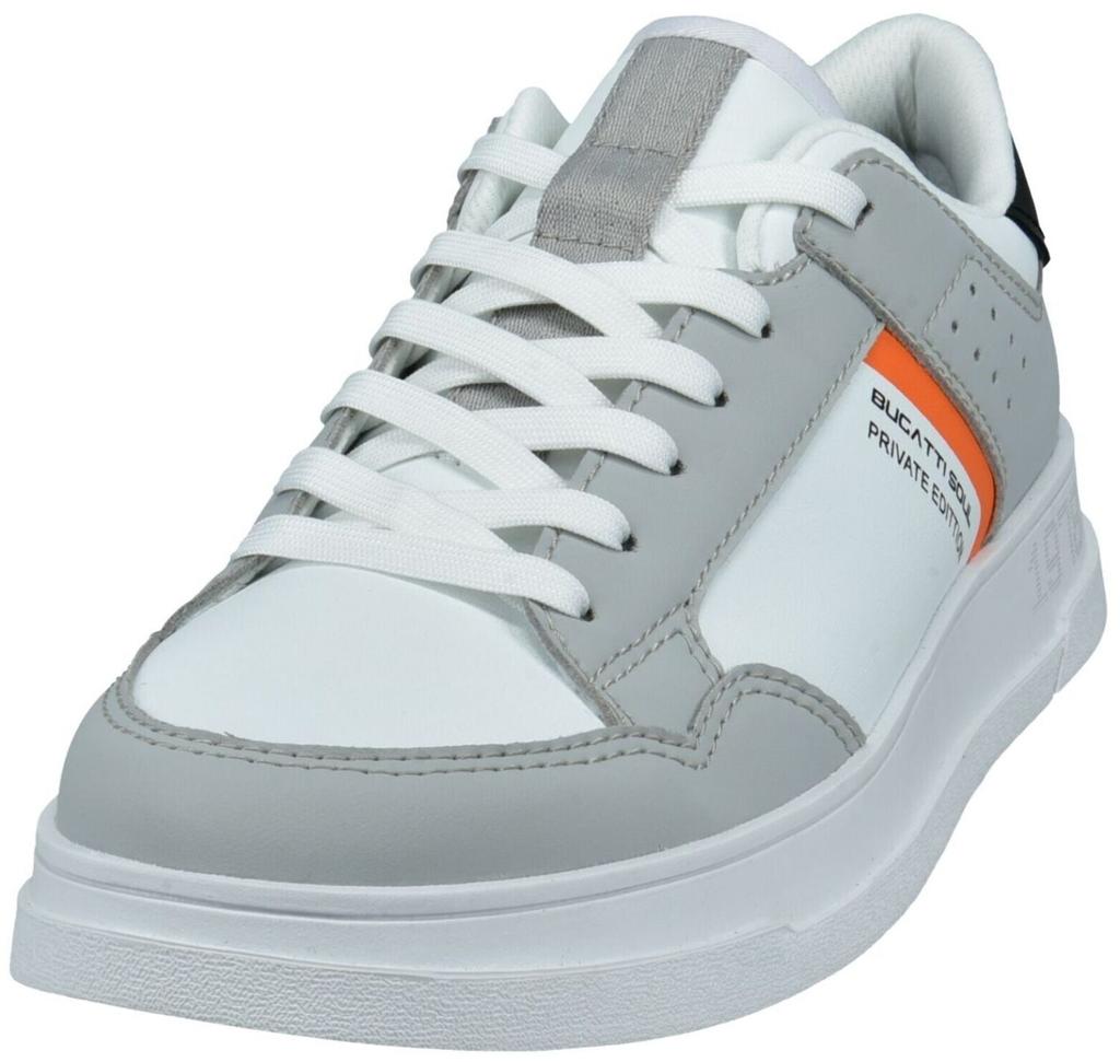 Sneakers Bugatti Low Sneaker Franc Low Shoes Made of Artificial Leather White-combo