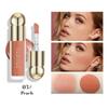 6 Colors Liquid Blush Long Lasting Natural Nude Makeup Blush Cream Lightweight Contouring Highlighter Waterproof Lip&Cheek&Eye Multifunctional Blush