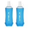 Soft Flask Running Bottle, 500ml350ml200ml Hydration Water Bottle, Foldable, for Marathons, Trail Running, Hiking, and Jogging, with Dustproof Caps