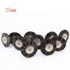 10Pcs/Bag 2.35mm Polishing Brush Wheel Dental Laboratory Lab Materials Soft Grey Goat Hair Rotary Tools Low Speed HP Shank Buff
