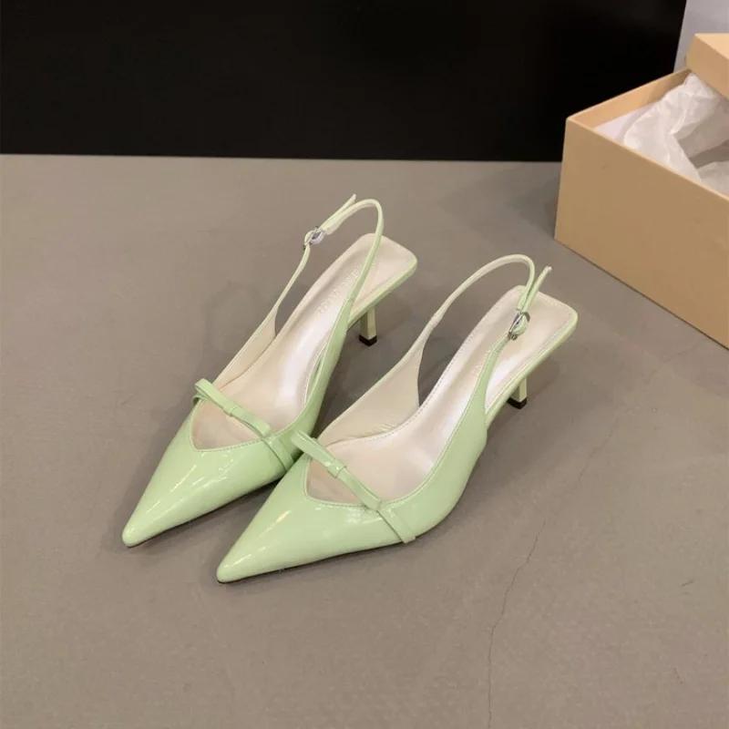 Fashion Woman Pumps Fashion High Heels Square Heel Womens Sandals Pumps Ankle Buckle Sexy Casual Sandals Simple Rome Shoes