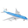 QIYUMOKE Scale KLM 747 Airplane Model Kit for Boeing 747 Airplane Model Kit with Assembled Aircraft Landing Gear and Display Stand for Adults 1/400