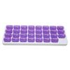 Monthly Pill Organizer One Month Small Compartments 31 Day 4 Week Pill Cases for Home Travel