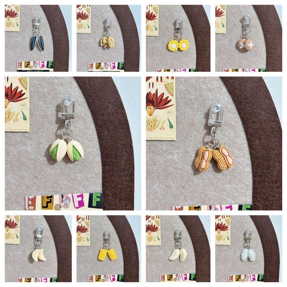 Bag Pendant Food Series Pendant Pistachio PVC Keychain Unique Simulation Food Keychain Gift