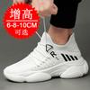 Invisible Inner Heightening Men's Shoes 10cm Sports Shoes Casual Shoes Mesh Heightening Shoes Men's Little White Shoes Trendy Shoes