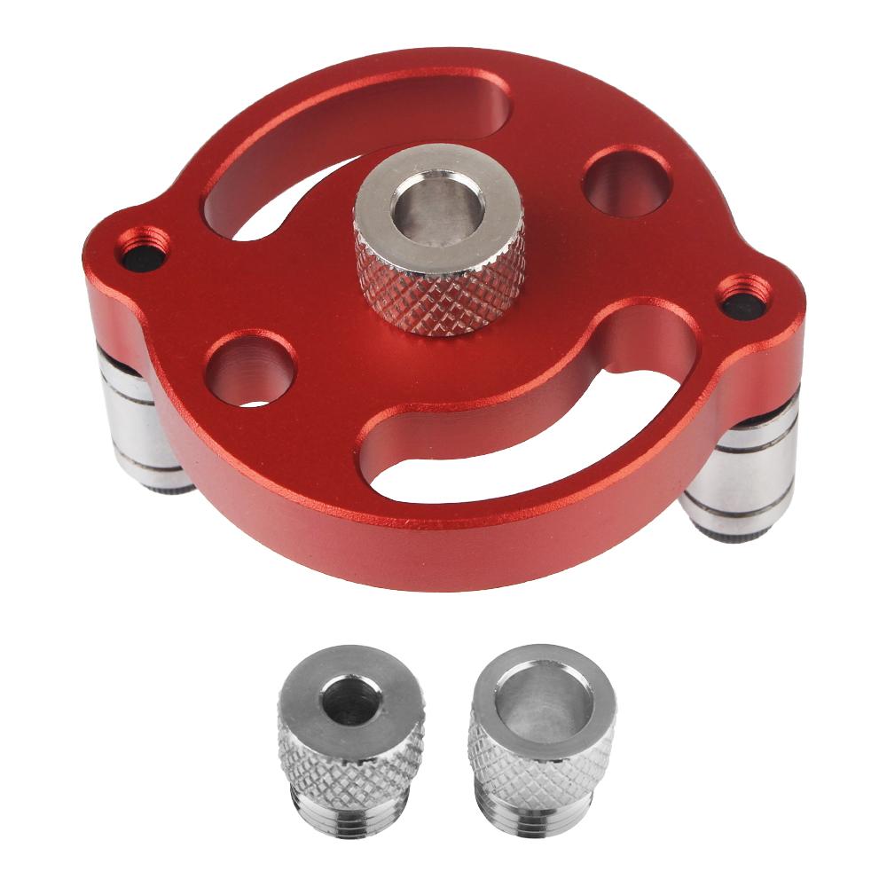 Single Hole Positioning Puncher Adaptive Center Puncher Wood Centering Drill Guide Locator Drill Bit Set