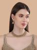 Necklace Set for Women | Pearl and Gold Plated Temple Jewellery Set | Traditional
