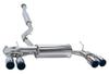 HKS Automotive Sports Muffler Liga Max Premium Subaru Impreza GRF GRB Vehicle Inspection Compatible Intake and Exhaust System Parts 31021-AF014