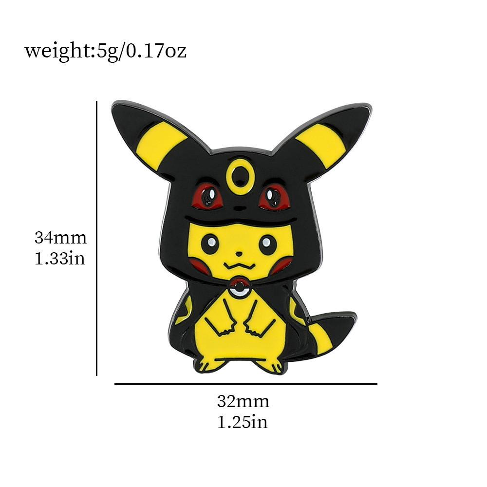 Cartoon Pikachu Unique Metal Pin Perfect For Collectors Fans And