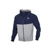 Fleece-Lined Full-Zip Hooded Sweatshirt Jacket Men Tops Blue Gray CJ4416-410