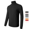 Men Turtleneck Sweater Autumn Winter Merino Pure Wool WarmKnitted