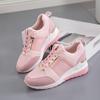 Fashion Women's Wedges Sneakers Lace-Up Breathable Sports Shoes Casual Platform Female Footwear Ladies Vulcanized Shoes Tenis De Mujer