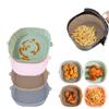 Silicone Air Fryers Baking Tray Airfryer Silicone Basket Fried Chicken Pizza Tray Silicone Mold For Air Fryer Accessories