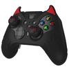 PlayVital Cute Demon Silicone Cover for Xbox Elite Wireless Controller Series Includes Thumb Grip Caps 2, (Black)