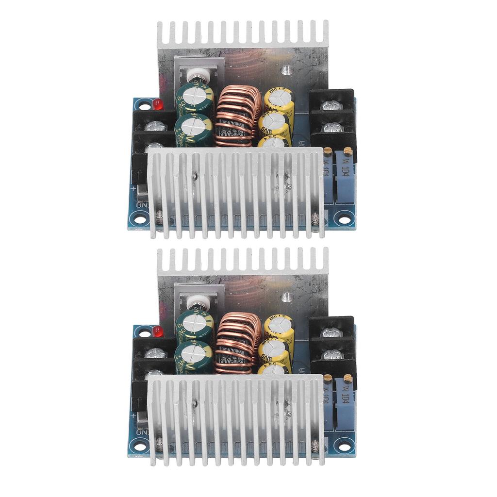2Pcs DC To DC Buck Converter Voltage Regulator Board 6‑40V To 1.2‑35V 300W 20A Set Kit
