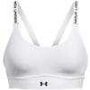 Under Armour Infinity 2.0 Solid Color High-Intensity Sports Bra Women Underwear White 1384123-100