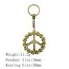Valentine's Day Car Key Ring The Flower Of Life Keychains Backpack Key Chain For Car