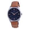 Blue Dial Stainless Steel Analog Quartz MTP-V005L-2B5 MTPV005L-2 Men's Watch