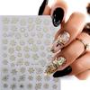 Nail Accessories Christmas Bronzing Nail Stickers Christmas Bronzing Nail Decals Party