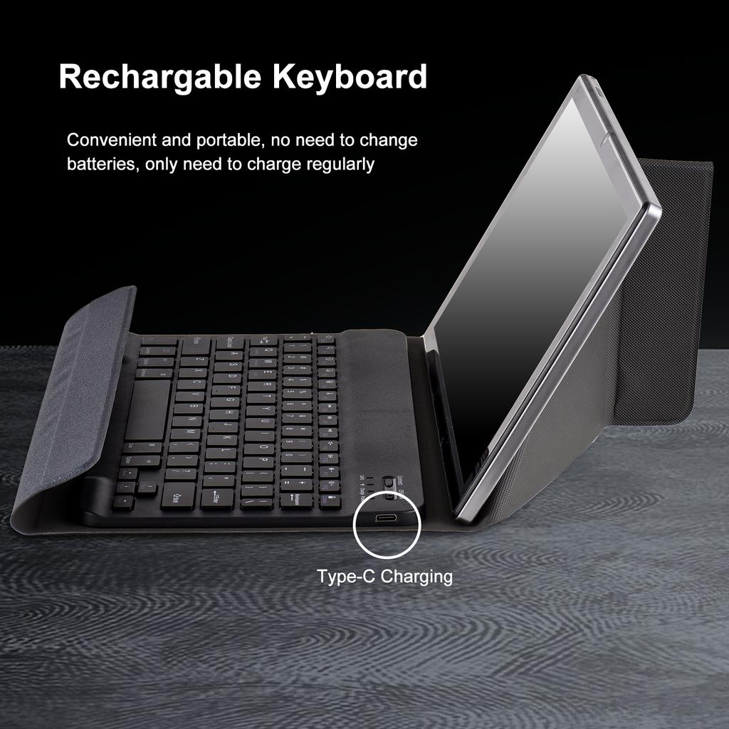 Universal 10.1-inch Tablet Case with BT Keyboard Magnetic Cover Protection Case Tablet Case 10in