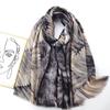 2024 Spring And Autumn Winter New Cotton And Hemp Long Thin Scarf Travel Versatile Sunscreen Warm Shawl For Women