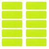 Phyxiul Reflective Stickers Bicycle Reflector 8cm X 3cm Pack of 10 Waterproof Reflective Stickers