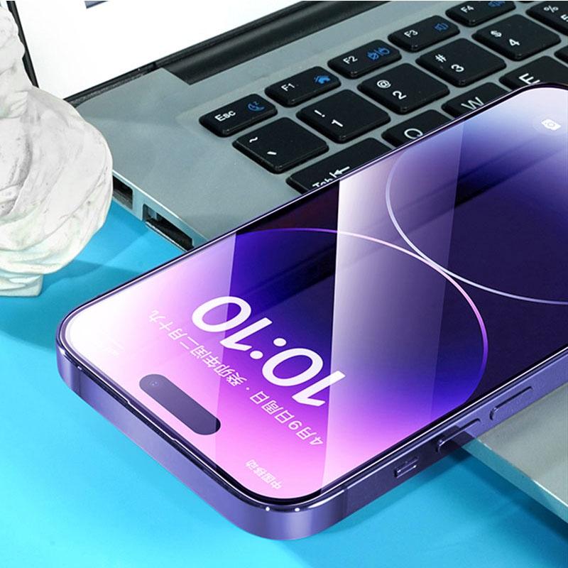 For Samsung Galaxy A14 A24 A34 A54 A15 A25 A35 A55 A16 A26 A36 A56 Easy Install Kit Full Anti Blue Ray Tempered Glass Screen Protector