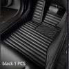 Striped Pu Leather Custom Car Floor Mat for Toyota Corolla 2014-2018 Year Interior Details Car Accessories Carpet