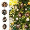 9Pcs/Set Christmas Tree Pendant Animal Hanging Ornament 2D Acrylic Owl Dog Panda Pattern Xmas Tree Decoration