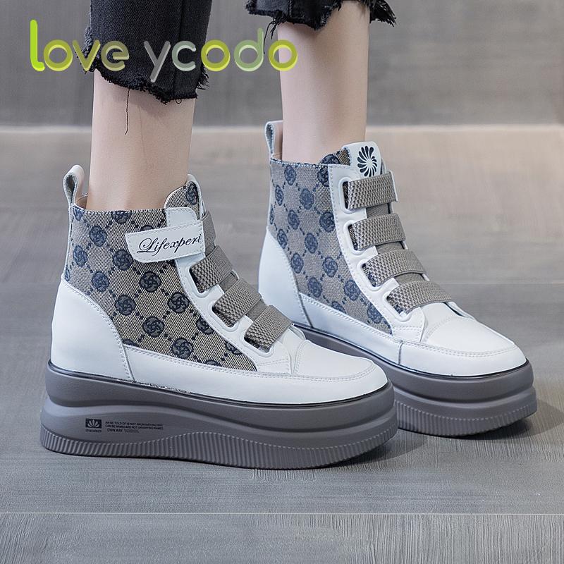 love ycodo Spring and Autumn Women's and Girls' Students Thick Sole Fashion Casual Ankle Boot Shoes
